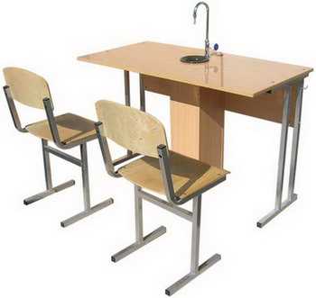 Школьная мебель, мебель для лабораторных кабинетов физики и химии