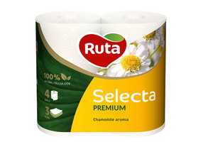 Туалетная бумага Ruta Selecta 4 рулона 