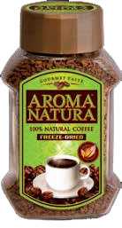 Кофе растворимый сублимированный AROMA NATURA 200г.1/6 ст.б