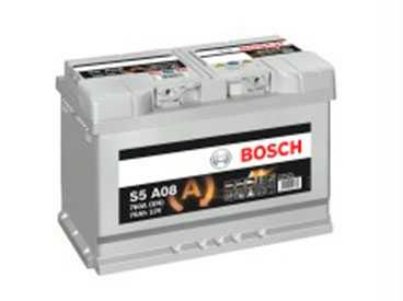 Аккумуляторы Bosch S5A AGM
