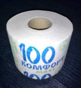 Туалетная бумага на втулке Комфорт maxi 100