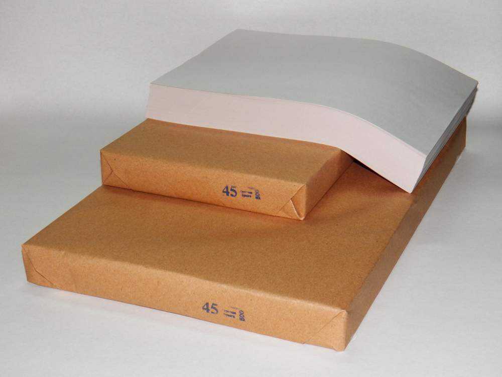 Газетная бумага А4, плотность 45 - 48 г/м2 
