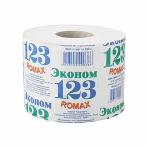 Туалетная бумага Эконом Ромакс - 230 г - Втулка