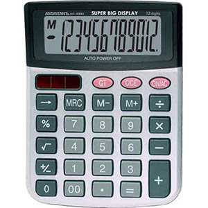 Калькулятор 12-ти разрядный ASSISTANT АС-2333