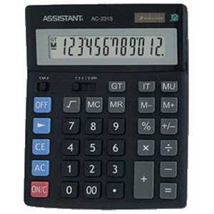 Калькулятор 12-ти разрядный ASSISTANT АС-2315