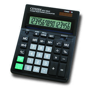 Калькулятор 16-ти разрядный CITIZEN SDC-664S
