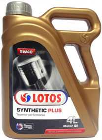 Синтетическое масло LOTOS Synthetic Plus SAE 5W-40 