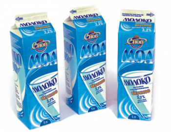 Молоко 'Вкусное' питьевое пастеризованное 3,2% 1 л - СПК Агрокомбинат Снов
