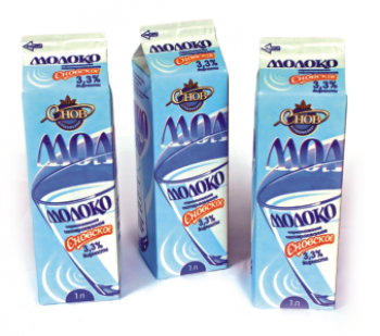 Молоко пастеризованное нормализованное 'Сновское' 3,3% 1 л - СПК Агрокомбинат Снов
