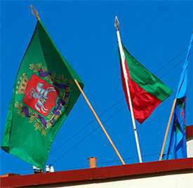 Флаги городов Республики Беларусь уличные (Брест, Витебск, Гомель, Могилев)