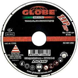 Круг абразивный отрезной GLOBE ZIP HP 125х1,0х22,2 - Globe (Италия)