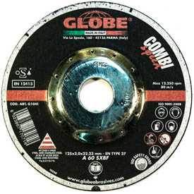 Круг абразивный отрезной GLOBE COMBISPEED 125х2,0х22,2 - Globe (Италия) 