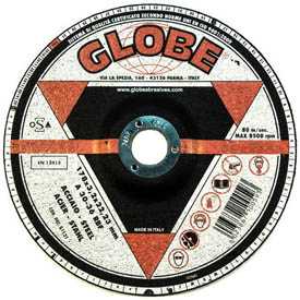Круг абразивный шлифовальный GLOBE 180х7,0х22,2 A24-36R - Globe (Италия)