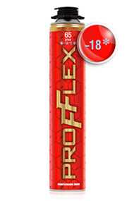 Пена монтажная Profflex Red - 65 plus