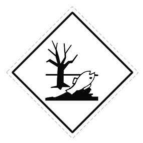 Наклейка «Вещество, опасное для окружающей среды»