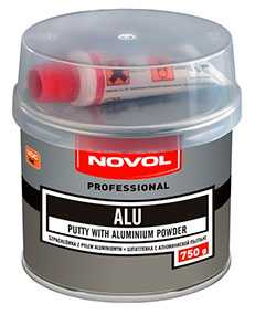 Шпатлевка ALU с алюминиевой пылью (750 гр), NOVOL