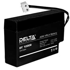 Аккумуляторная батарея 12V/0.8Ah Delta DT 12008- DELTA (Китай)