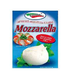 Сыр мягкий Моццарелла (один шарик) 50% жирности, 140 гр - ВИТЕРФУД (Беларусь)