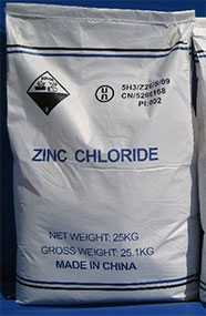 Цинк хлористый, мешок 25 кг (Китай)