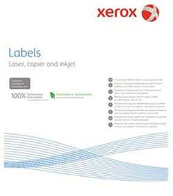 Наклейки Xerox А4, 2 этикетки, 100 л, арт.003R97401 - XEROX