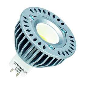Лампа светодиодная ECOSPOT MR16 220V 5W MDS-5003 White 80deg - Arlightt