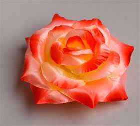 Головка цветочная искусственная Роза большая атлас 24 - ДИШЕР