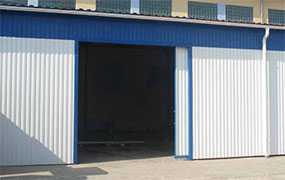 Ворота гаражные откатные, размер 2,5 × 2,5 м - Эрис УЧПП
