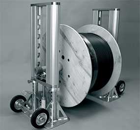Устройство для размотки (размотчик) барабанов с кабелем гидравлическое до 4000 кг UNIROLLER 1000, артикул rol90112 - UNIROLLER
