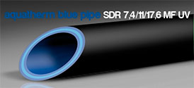 Трубы для промышленного водоснабженяе и отопления blue system SDR 7,4/11/17,6 MF UV 