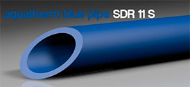 Трубы для промышленного водоснабженяе и отопления blue system SDR 11 S 
