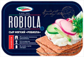 Сыр мягкий Робиола 50% жирности, 200 гр - ВИТЕРФУД (Беларусь)