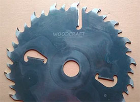 Пила дисковая с твердым сплавом 350*50*4,0/2,5/(18z+18)+4 WoodCraft