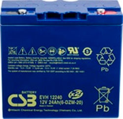 Аккумулятор для ИБП CSB EVH12240 (12В/24 А·ч) 