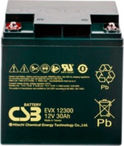 Аккумулятор для ИБП CSB EVX12300 (12В/30 А·ч)