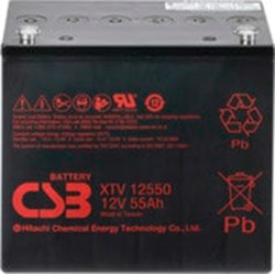 Аккумулятор для ИБП CSB XTV12550 (12В/55 А·ч) 