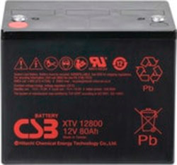 Аккумулятор для ИБП CSB XTV12800 (12В/80 А·ч) 