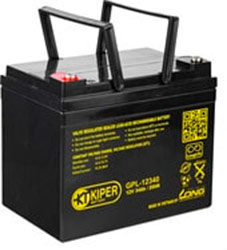 Аккумулятор для ИБП Kiper GPL-12340 (12В/34 А·ч)
