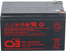 Аккумулятор для ИБП CSB HR1251W F2 (12В/12 А·ч) 
