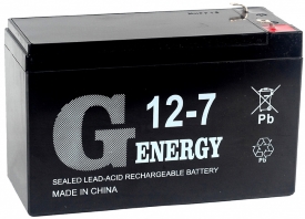 Аккумулятор для ИБП G-Energy 12-7 F1 (12В/7 А·ч) 