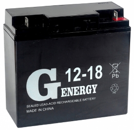Аккумулятор для ИБП G-Energy 12-18 (12В/18 А·ч) 