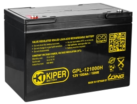 Аккумулятор для ИБП Kiper GPL-121000H (12В/100 А·ч) 