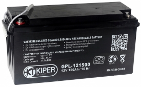 Аккумулятор для ИБП Kiper GPL-121500 (12В/150 А·ч) 