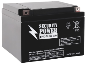 Аккумулятор для ИБП Security Power SP 12-26 (12В/26 А·ч) 