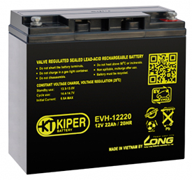 Аккумуляторная батарея Kiper EVH-12220 12V/22Ah