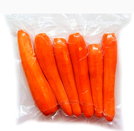 Морковь свежая очищенная в вакуумной упаковке