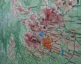 Рельефная карта Республики Беларусь
